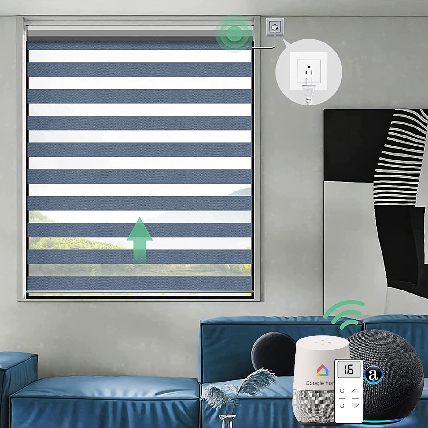 Amazon｜Yoolax 電動 調光ロールスクリーン スマホ操作対応 WiFi